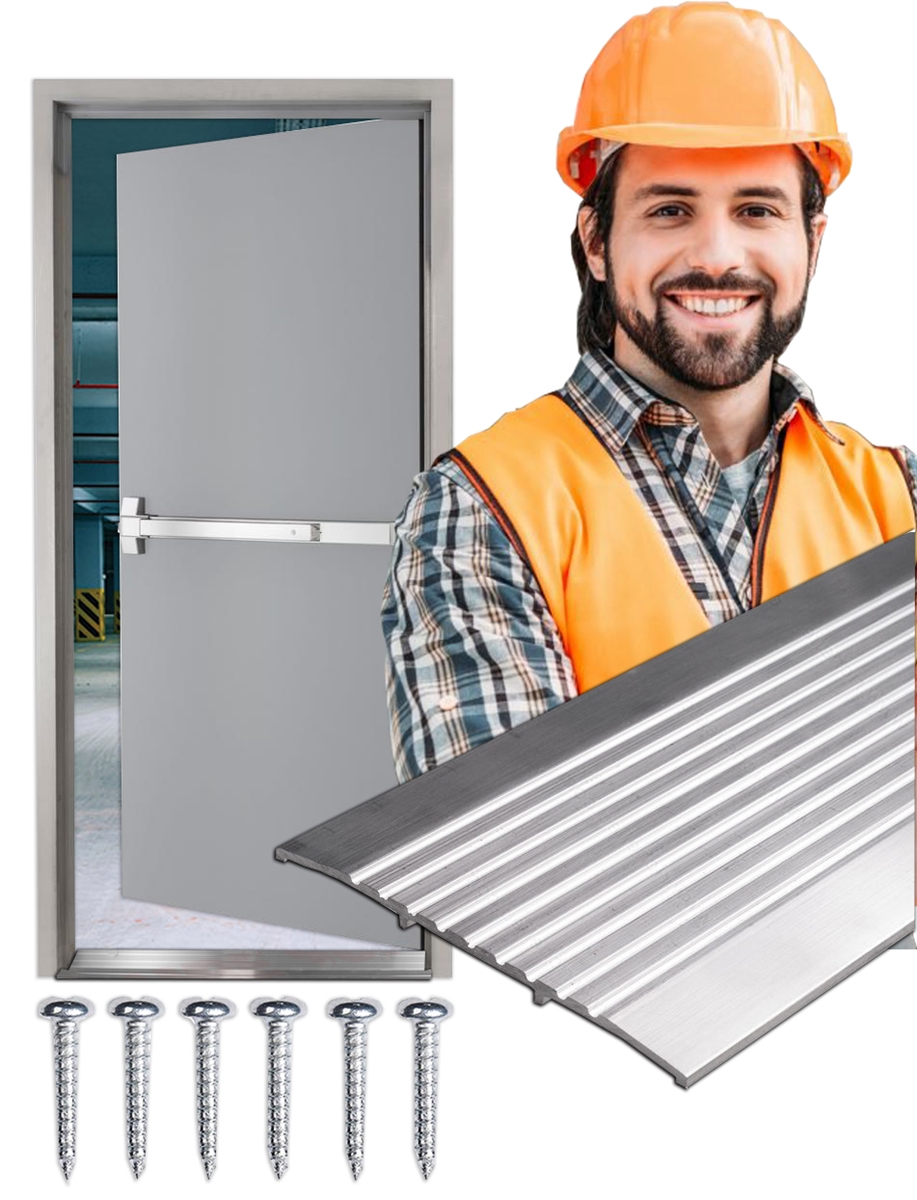 Double Sealing Metal Door Sill for Inward Opening External Doors