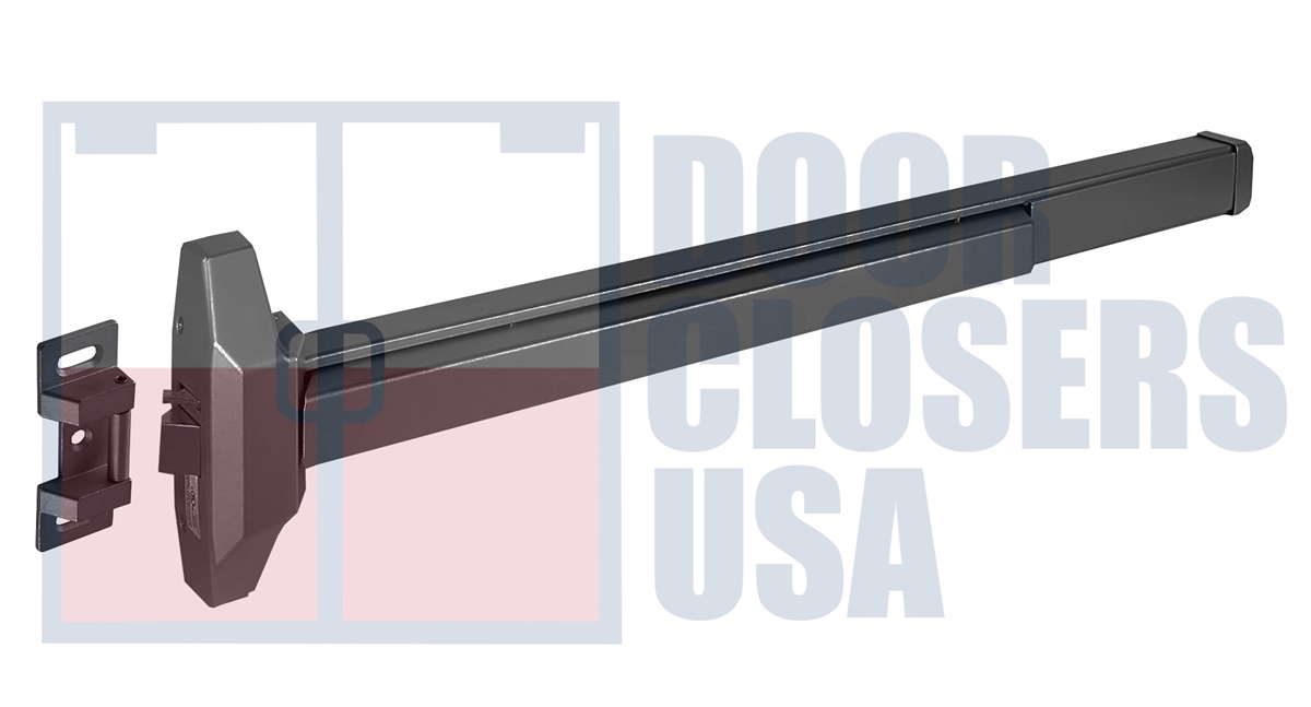 International Door Closers 5610S-36-US20A Narrow Stile Rim Panic ...