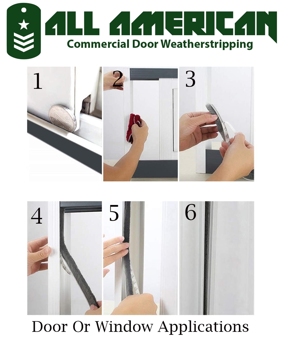 Weather Peel Door Seal Strong Bond Door and Window Insulation