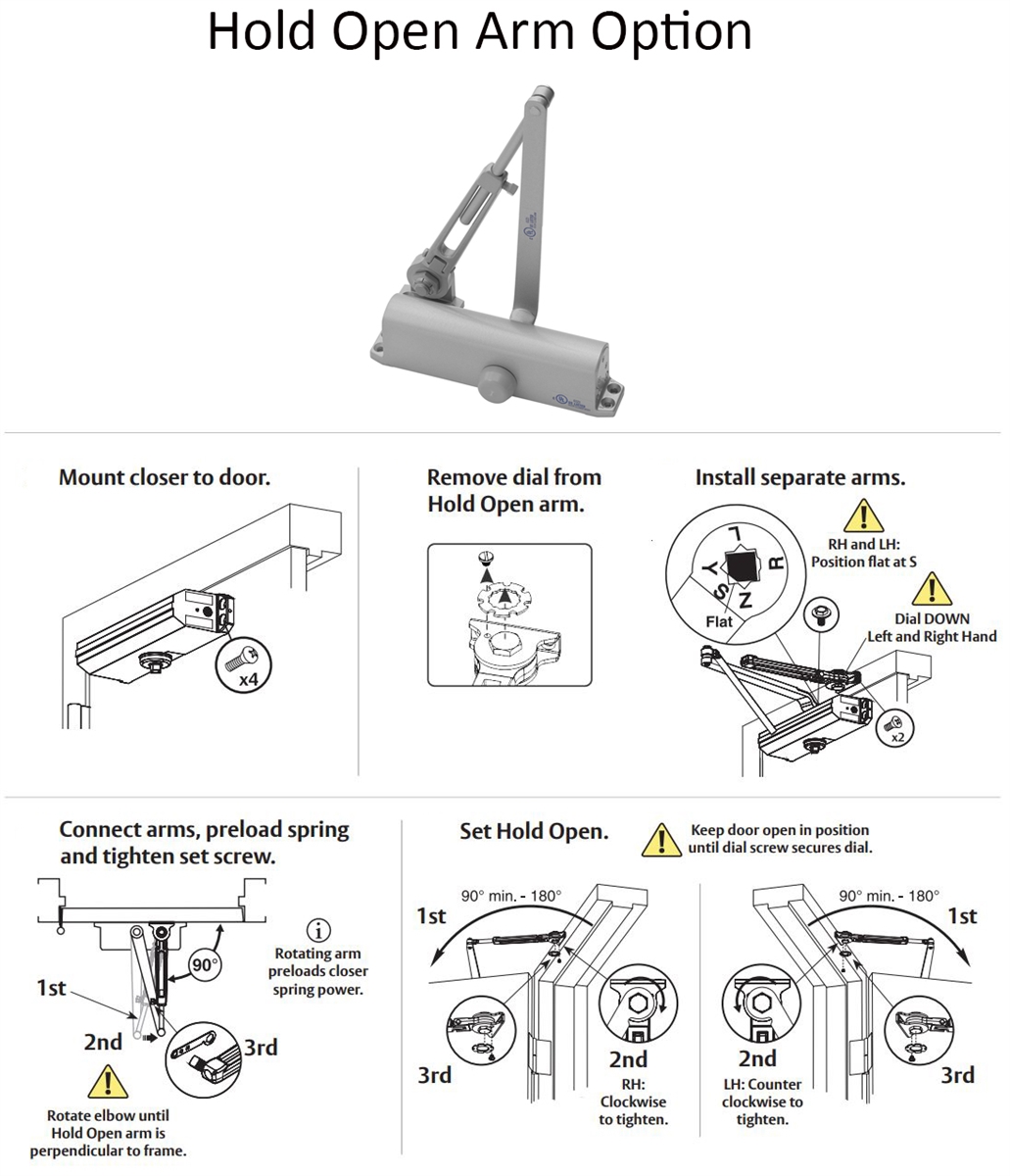 R7483 ADA Compliant Door Closer